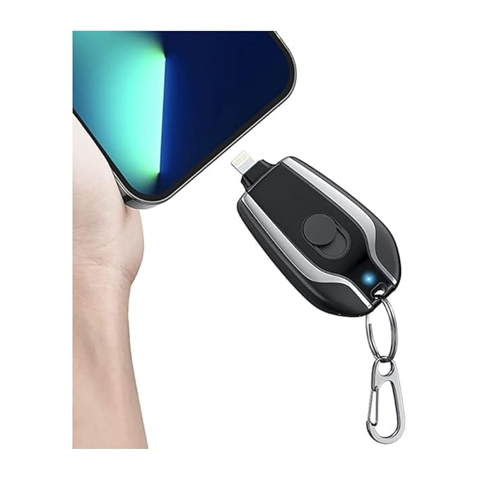 Premium Portable Keychain Emergency Charger for iPhone – Essential Power Solution