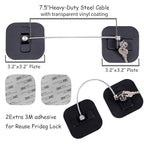 Single Deals™ Child Safety  Lock - ( Cupboard Refrigerator Window)  Premium Quality