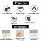 Decorative Self-Adhesive Waterproof Kitchen Wall Sticker – Premium Mosaic Tile Pattern, 60x200cm