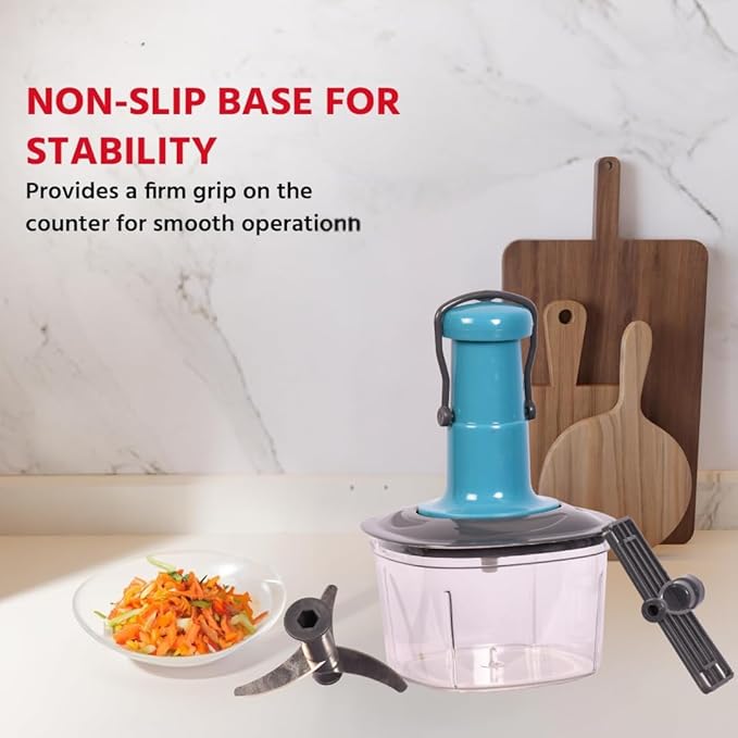 Single Deals™ 650 ML hand push chopper [Premium Quality]