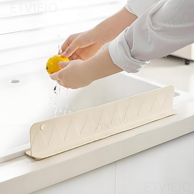 Sink Splash Guard 12x4 Inch Silicone Kitchen Water Suction Cup – Sophisticated Maintenance Solution Premium Quality SingleDeals™