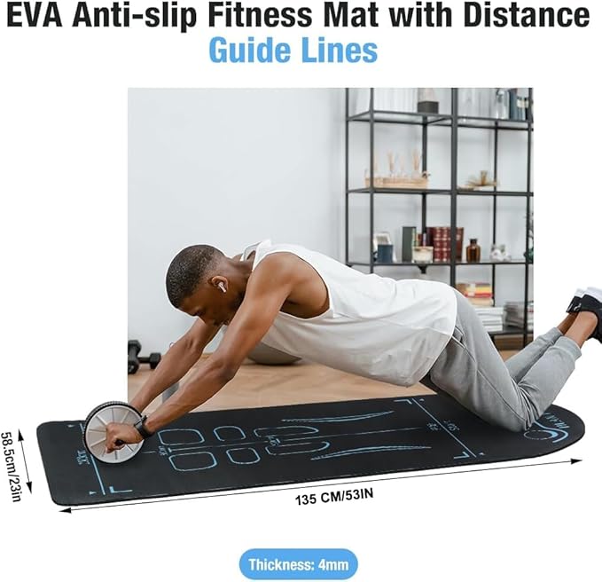 Professional Non-Slip Yoga & Exercise Mat – High-Grip, Cushioned Fitness Surface for Yoga and Home Workouts