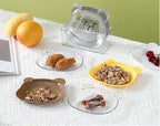 Plastic Dish Cartoon – Decorative Bear-Shaped Dessert Plates with Storage Stand for Appetizers, Cakes, and Party Presentation Premium Quality Single Deals™