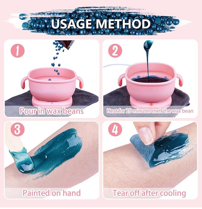 Portable Folding Silicone Wax Warmer – Professional-Grade Hair Removal Heater for Convenient At-Home Salon Results Premium Quality Single Deals™