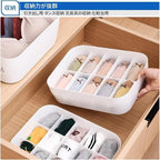 Single Deals™ 10 Compartment Underwear Storage Box - Premium Quality