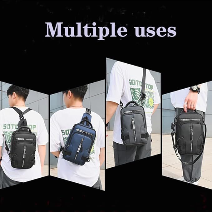 Single Deals™ USB Cross Backpack Bag - Premium Quality