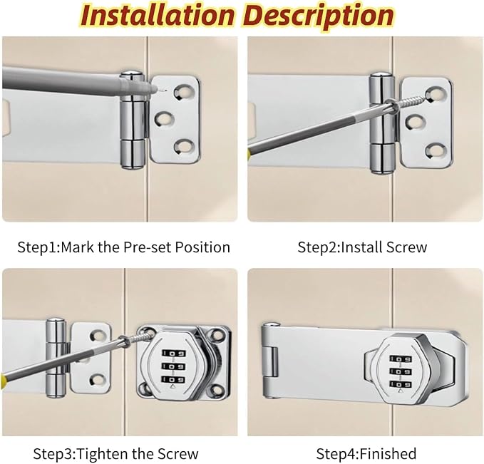 Single Deals™ Cabinet Password Lock - Premium Quality