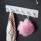 Single Deals™ 6 Pcs Silver Sticker Hook Premium Quality