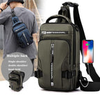 Single Deals™ USB Cross Backpack Bag - Premium Quality