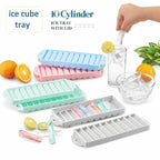 Single Deals™ 10-Cavity Ice Cube Tray with Lid - Premium Quality