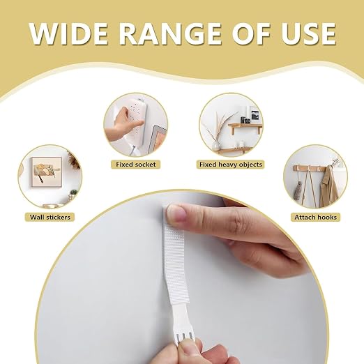 Single Deals™ Adhesive Hook and Loop Hanging Strips Picture And Frame Hanging Strips