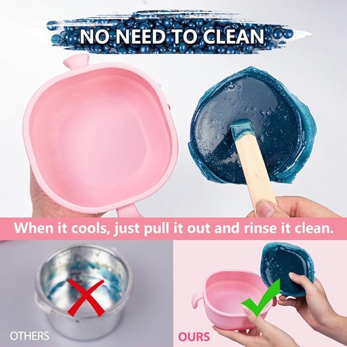 Portable Folding Silicone Wax Warmer – Professional-Grade Hair Removal Heater for Convenient At-Home Salon Results Premium Quality Single Deals™