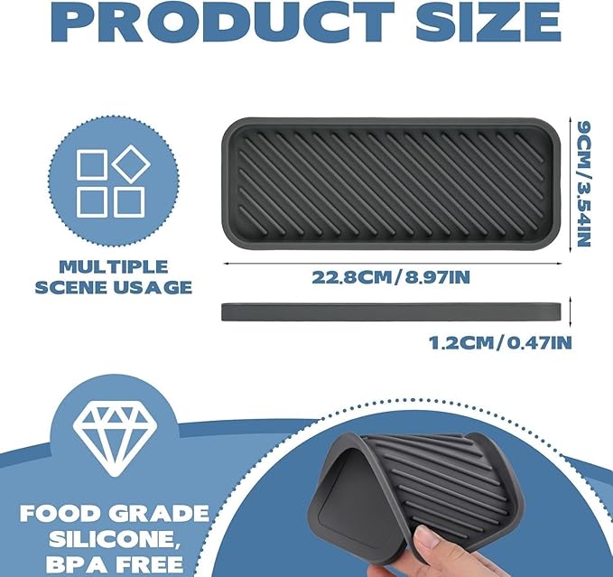 Silicone Sink Tray – Sophisticated Maintenance Solution Premium Quality SingleDeals™