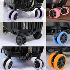 Anti-Slip Luggage Wheel Rings (8 Pcs) – Colorful, Durable Silicone Sleeves for Improved Traction and Silent Travel Premium Quality Single Deals™
