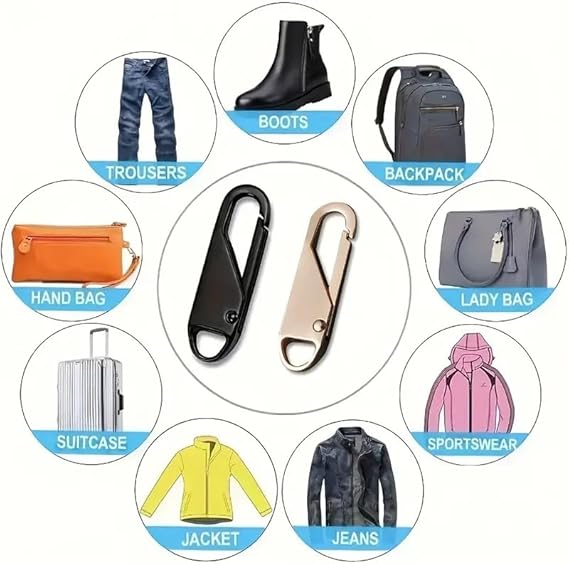 Premium Universal Zipper Slider Puller  – Refined Accessory for Enhanced Utility