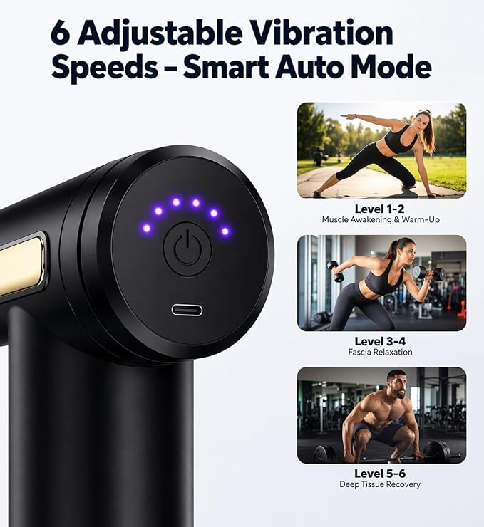 Premium Electric Massage Gun – High-Performance Percussive Recovery Tool