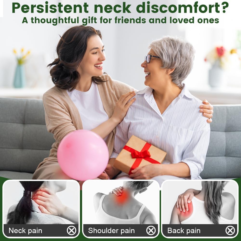 Premium Siaasoo Neck and Shoulder Massager – Sophisticated Therapeutic Relief for Targeted Tension