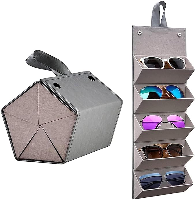 Single Deals™ Sunglasses Organizer Box 5 Layer - Premium Quality