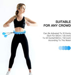 Adjustable Weighted Fitness Hoop – Smart Detachable Waist Trainer for Core Strengthening and Calorie Burning Premium Quality Single Deals™