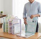 Thickened Document Bag – Durable, Transparent Organizer with Handle for Enhanced Protection and Portability Premium Quality Single Deals™