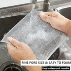 Premium Steel Wire Dish Cloth – Durable, High-Performance Scrubber for Heavy-Duty Cleaning