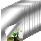 Premium Adhesive Flexible Plastic Mirror – 30x20cm Lightweight DIY Wall Decor and Vanity Solution
