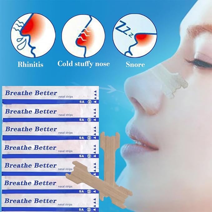 10 Pcs Better Breathe Anti-Snore Nasal Strips – Sophisticated Wellness Solution Premium Quality SingleDeals™