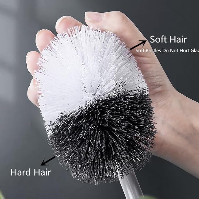 Bathroom Wall-Mounted Toilet Curved Brush – Sophisticated Maintenance Solution Premium Quality SingleDeals™