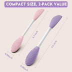 Dual-Ended Silicone Face Mask Brush – Multi-Functional Beauty Tool for Precision Application and Gentle Exfoliation Premium Quality Single Deals™