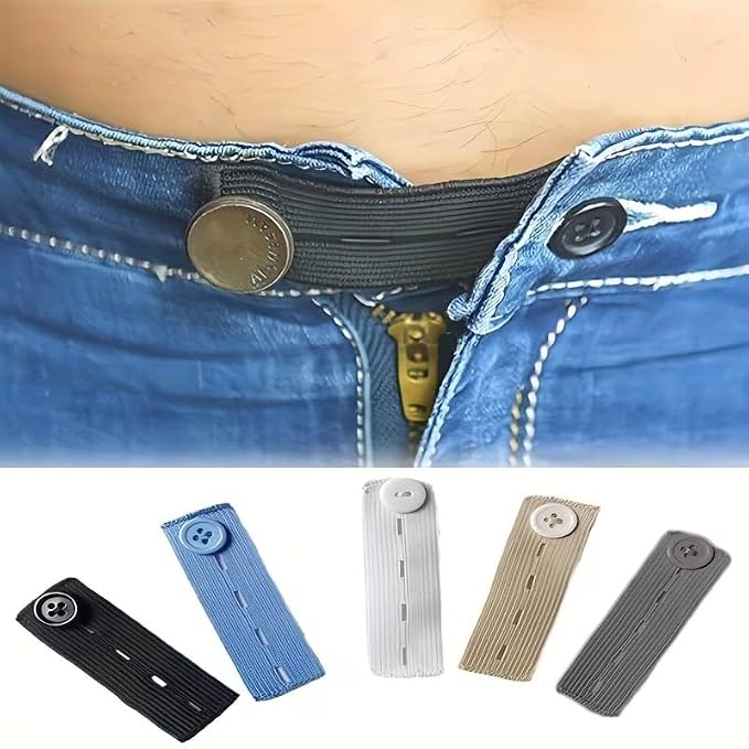 Single Deals™ Elastic With Button Organizer (Pack of 10 Pcs) - Premium Quality