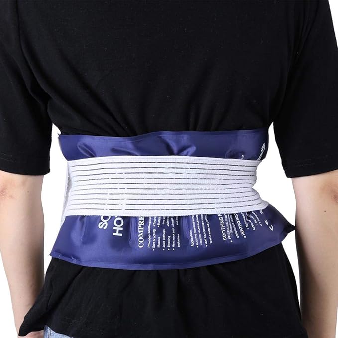 Premium Rectangle Hot and Cold Soft Gel Bag with Straps – Versatile Therapeutic Relief