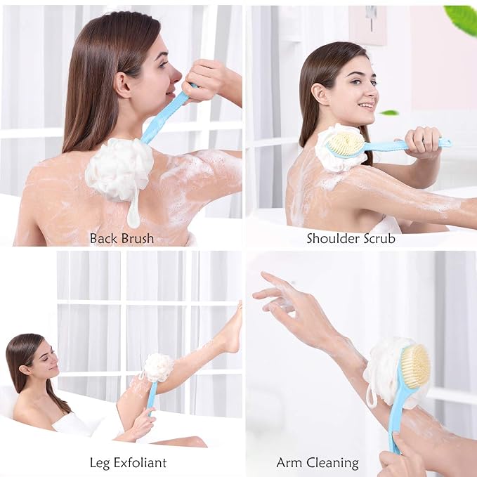 Premium Bath Scrubber Sponge – Gentle Exfoliating Body Cleaner for Soft, Smooth Skin