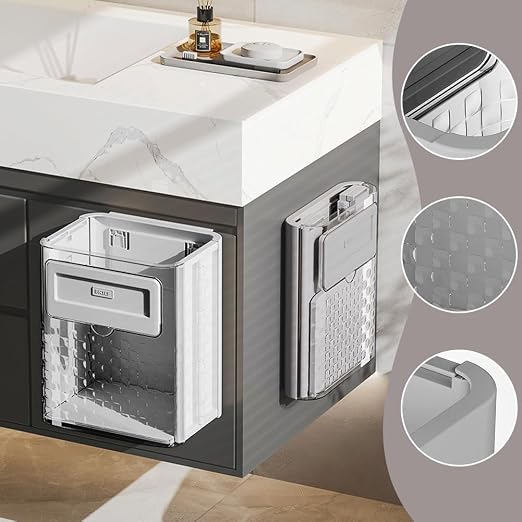 Single Deals™ Acrylic Dustbin [Premium Quality]