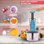 Single Deals™ 650 ML hand push chopper [Premium Quality]