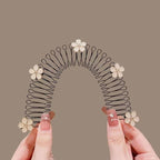 U-Shape Flower Hair Clip – Decorative Styling Accessory
