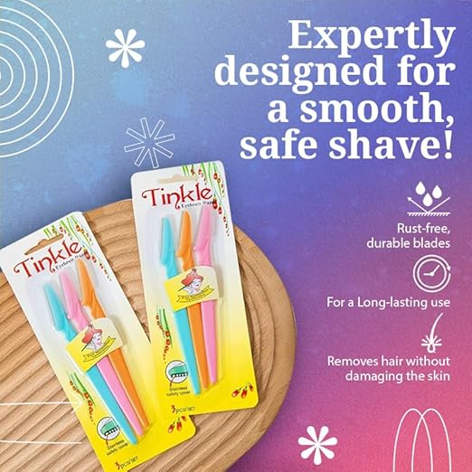 Tinkle Eyebrow Razor – Precision Grooming Tool for Brow Shaping and Facial Hair Removal Premium Quality Single Deals™