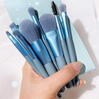 8-Piece Professional Makeup Brush Set – Comprehensive Cosmetic Tool Kit for Flawless Blending and Application Premium Quality Single Deals™