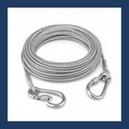 Single Deals™ 10 Meter Heavy Duty Clothes Drying Rope With Hooks - Premium Quality