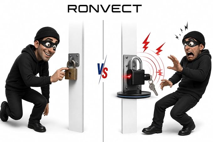 Single Deals™ Security Alarm Lock - Premium Quality