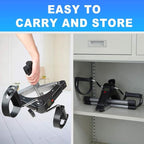 Compact Pedal Exerciser – Portable Mini Stationary Bike for Upper and Lower Body Toning Premium Quality Single Deals™