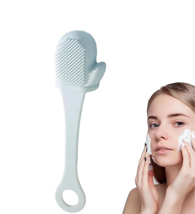 2-Piece Silicone Face Brush Set – Gentle Exfoliating Cleansing Tools for Pore Refinement and Skincare Routines Premium Quality Single Deals™