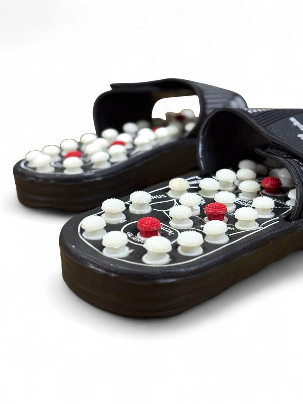 Therapeutic Acupressure Slippers – Ergonomic Foot Massager for Reflexology and Wellness Support Premium Quality Single Deals™
