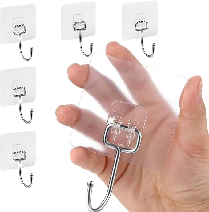 Single Deals™ 7 X 7 Transparent Large Sticker Hook