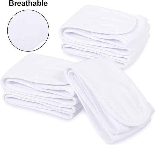 Face Wash Headband (White) – Adjustable Soft Microfiber Spa Hairband for Skincare, Makeup Application, and Facial Routines Premium Quality Single Deals™ (Copy)