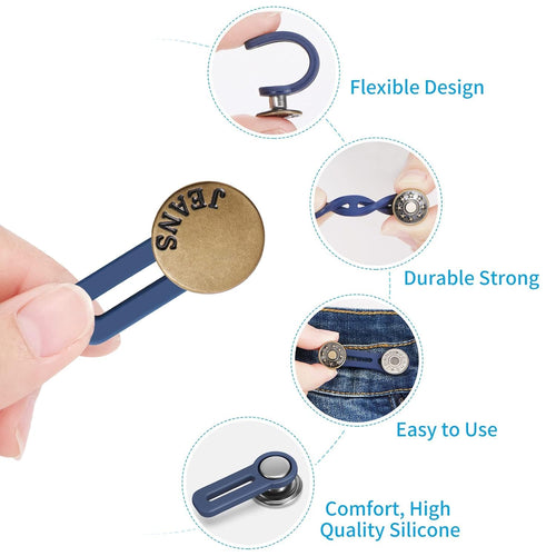 12 Pcs Extenders for Jeans, Pant Button – Sophisticated Fit Optimization Solution Premium Quality SingleDeals™