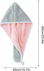 Premium 90g Hair Towel Wrap – Highly Absorbent Microfiber Cap for Efficient Hair Drying