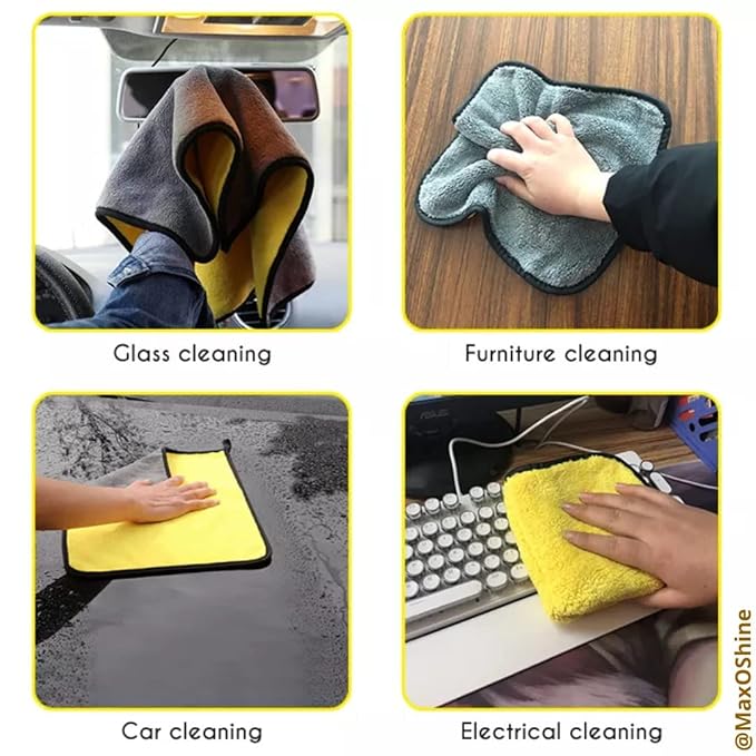 Premium 30x30cm Microfiber Cleaning Towel – Highly Absorbent and Durable Cloth for Versatile Use
