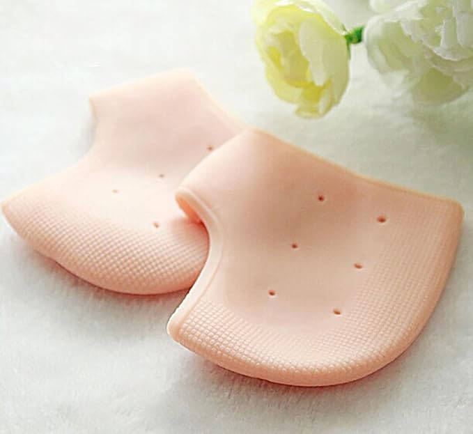 Moisturizing Silicone Gel Heel Sleeves - Breathable, Anti-Crack Protector Pads for Soft, Hydrated Heels Premium Quality Single Deals™