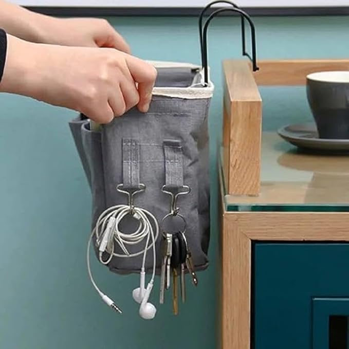 Single Deals™ Bedside Hanging Storage Basket - Premium Quality