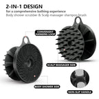 2-in-1 Silicone Body Brush Scrubber – Professional-Grade Dual-Sided Exfoliator for Enhanced Cleansing